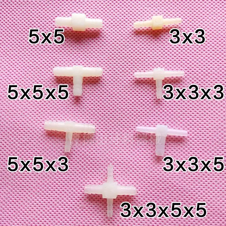 10pcs/bag Dental Fitting Connector Dental Valve for dental Air Water Plastic Tube Connector Pipe Fitting Dental Chair parts