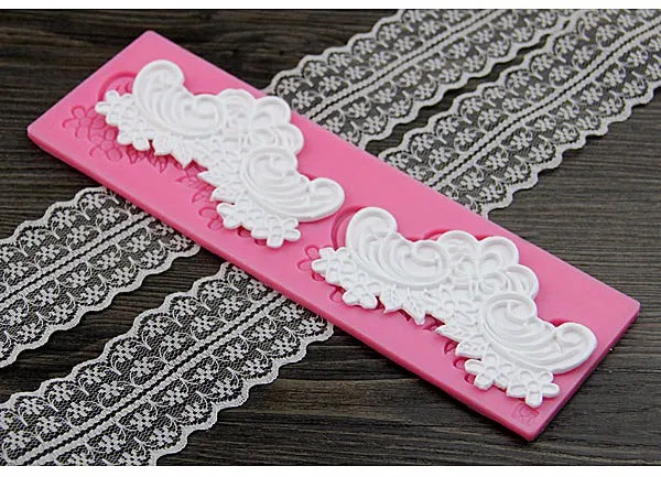 

Luyou Hot Selling DIY Clouds Shape Lace Fondant Mold 3D Silicone Lace Mould Cake Decorating Mould Cake Baking Tools FM191