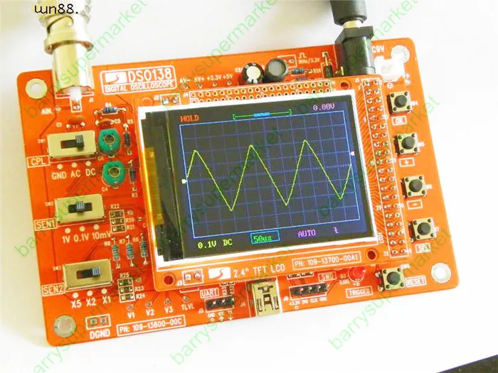 DSO138 Digital Oscilloscope Diy Kit Osciloscopio Handheld Oscilloscope Portable USB Diagnostic Tool Oszilloskop Osciloscopio