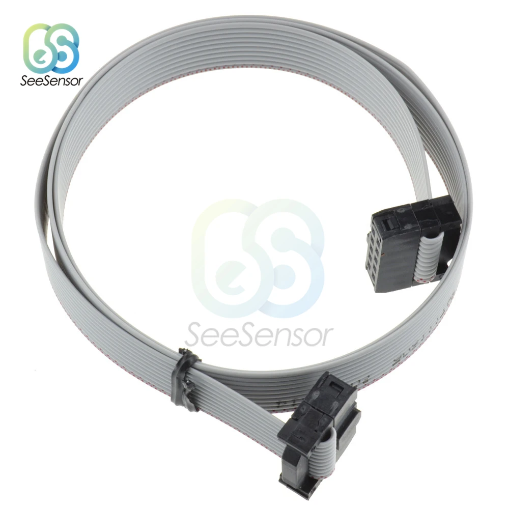 10 шт. 70 см 10 Pin 2,54 мм разъем USB ASP ISP JTAG AVR Wire 10 P IDC плоский ленточный кабель для передачи данных