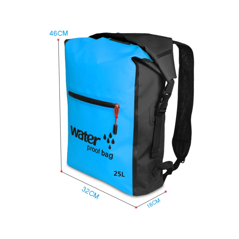 PVC Outdoor Waterproof Dry Bag, Swimming Bags, Swimming Sack, Storage for Travelling, Rafting, Boating, Kayaking, Diving