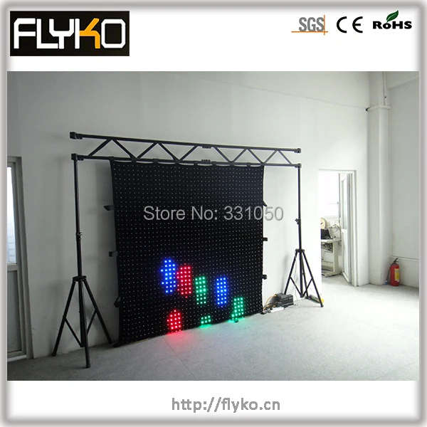 

Free shipping 2x2m P5CM Stage Flexible led video display