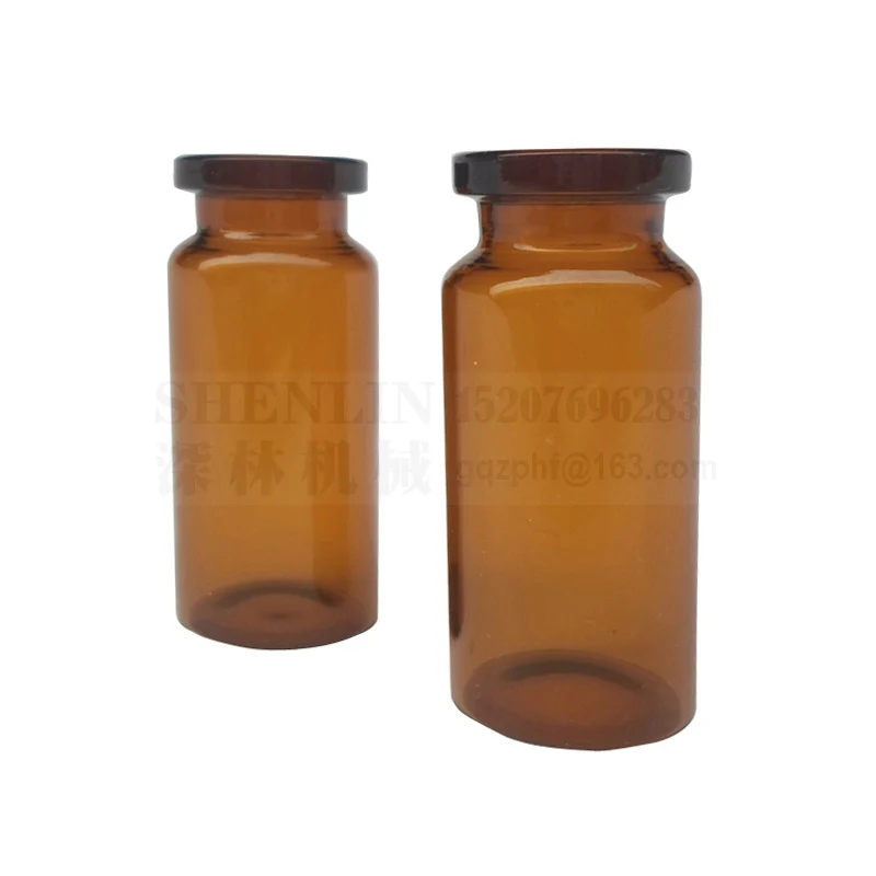 10ml vial clear glass bottle for medicine pharmecutical vial package brown color 22*50mm 1500pcs/lot medical bottle