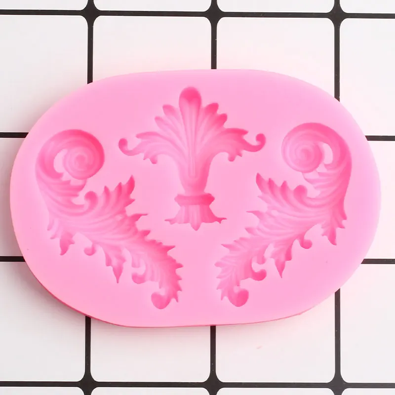 Scroll Relief Lace Silicone Mold Cake Border Fondant Molds DIY Wedding Cake Decorating Tools Candy Clay Chocolate Gumpaste Mould