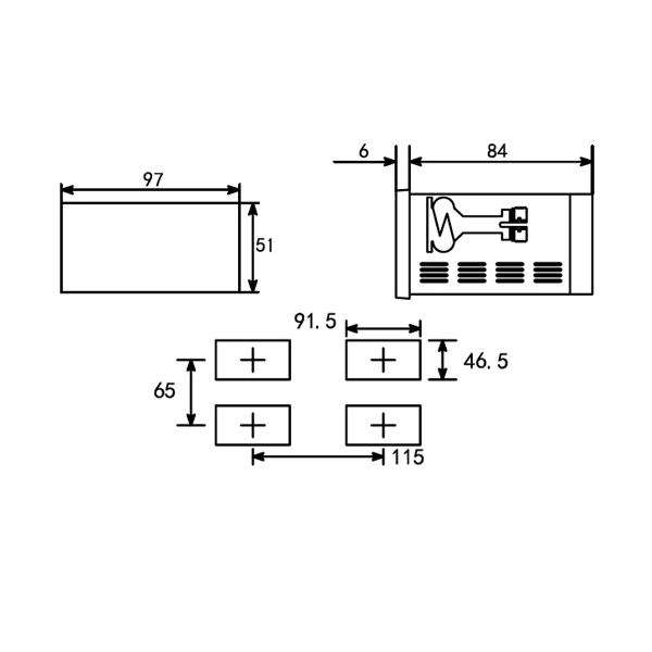 Load Cell Sensor Display Meter,Power:90-260V AC/DC;Input:DC 0-24mV Sensor Meter