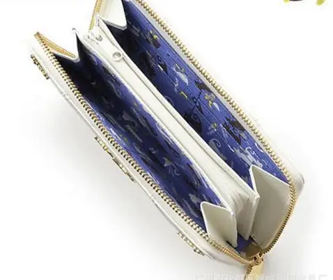 2022 New Fashion cat  Women wallet Long Purse Clutch Handbag Black White color