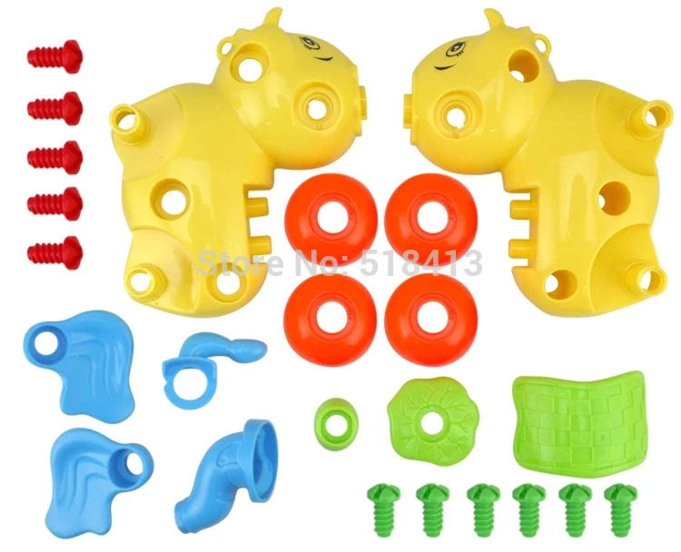 Dierlijke Olifant Mammoet Demonteren Combinatie en Educatief Speelgoed Moer Gemonteerd Speelgoed Dieren 2021