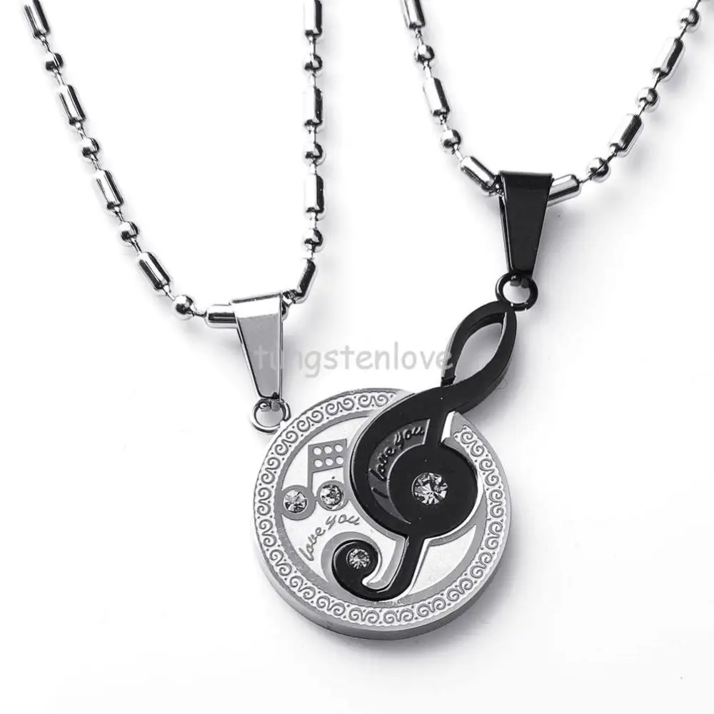 New necklaces & pendants Musical Matching Music Note 