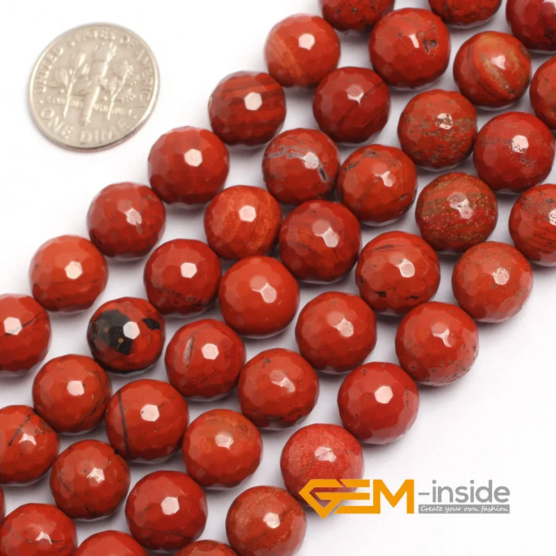 6mm 8mm 10mm Round Faceted Red Jaspers beads natural stone beads DIY loose beads for jewelry making strand 15 inches wholesale !