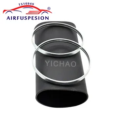 For Mercedes Benz W211 S211 E350 E500 Rear Air Suspension Spring Rubber Sleeve + Crimping Rings 2113200925 2113200725 2113200825
