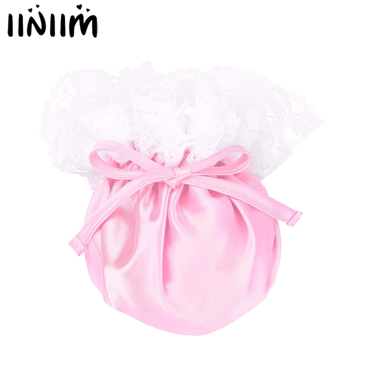 Adult Mens Sissy C-String Lingerie Gay Male Panties Floral Lace Elastic Drawstring Satin Jockstraps Pouch Mini Briefs Underwear