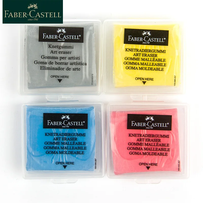 Faber-Castell Plasticity Rubber Soft Art Eraser Wipe highlight Kneaded Rubber For Art Pianting Design Sketch Eraser Stationery