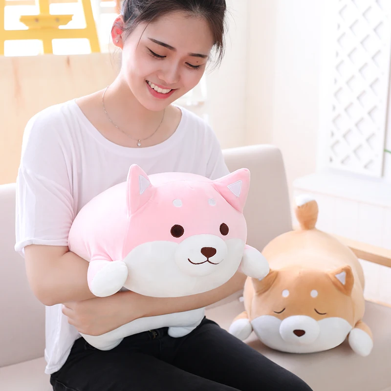 36cm Cute Fat Shiba Inu Dog Plush Toy Kawaii Stuffed Soft Animal Cartoon Pillow Sofa Decor Lovely Gift for Kids Baby Children