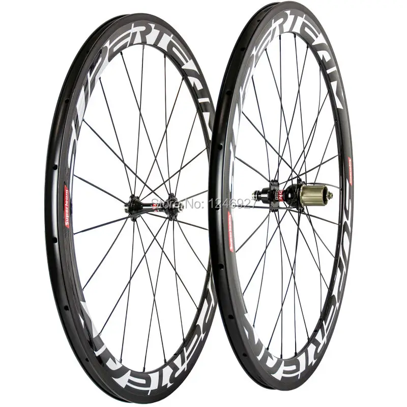 

700C 50mm Clincher Carbon Bicycle Wheels Road Bike Wheelset Manufacture Wheelset Novatec 271 Hub 23mm Width