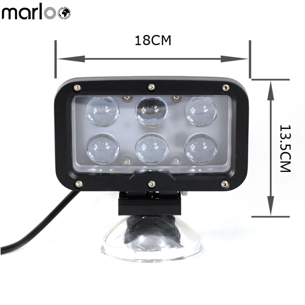 

Marloo 7 Inch 4D 60W LED Car Work Light Offroad Driving Lamp Headlights For Truck Car ATV SUV Jeep Boat 4X4 4WD ATV Motorcycles