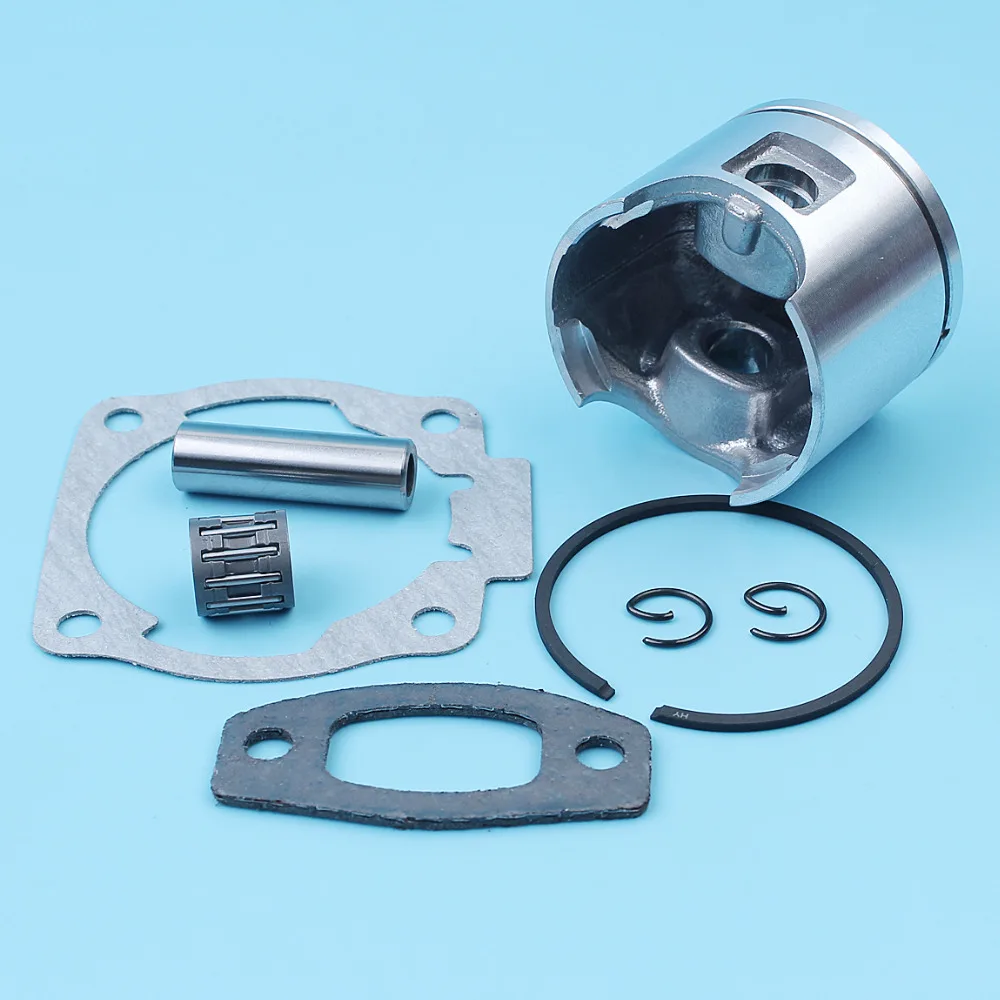 Imagem -02 - Pistão Anel Pin Needle Gaiola Silenciador Junta do Cilindro para Jonsered 2054 2055 2054epa Serra Peças Novas 46 mm 503608171503608101