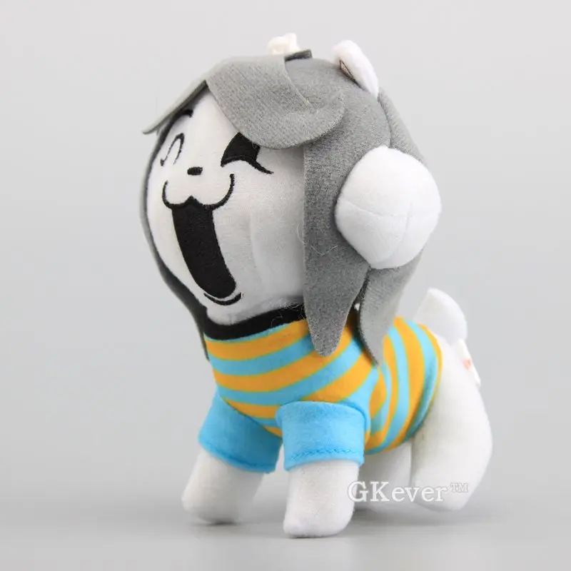 Undertale Temmie Plush Keychain Cute Small Soft Stuffed Animals Kids Soft Toys 14 cm