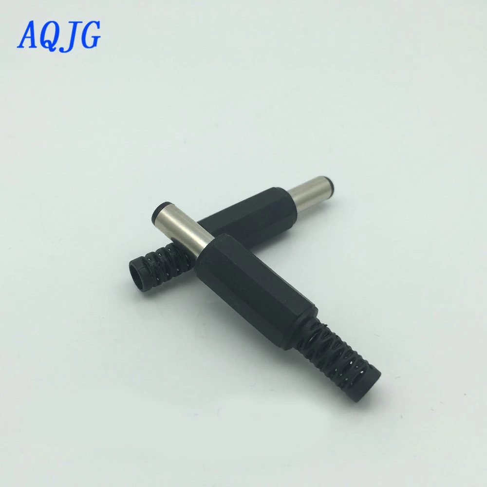 5 Pcs DC5.5 * 2.1 Mm Hot Verkoop 5 Pcs Zwart 2.1 Mm X 5.5 Mm Dc-Man Plug jack Adapter Aqjg