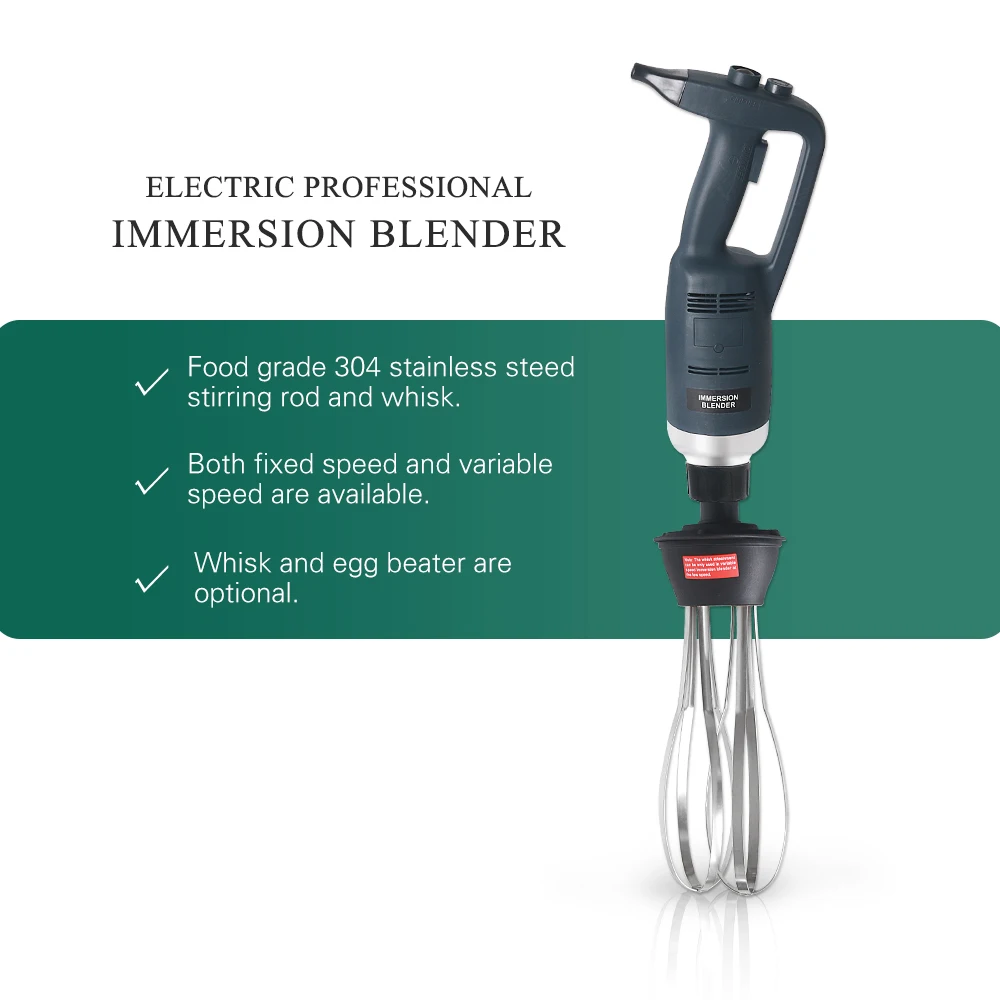 ITOP 500W Hand Held Immersion blender Food Mixer Commercial Egg Beater With Whisk Electric High speed Blender 110V 220V