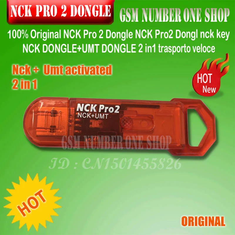 2024 Original New NCK PRO 2 DONGLE / NckPro2 nckkey (NCK+UMT ) 2 in 1 with Sim Smart Card And one year Activation Tool