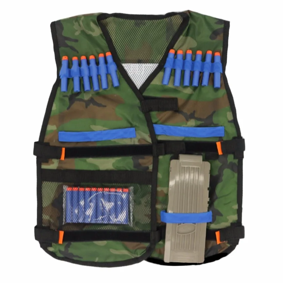 54*47cm for child New colete tatico Outdoor Tactical Adjustable Vest Kit For Nerf N-strike Elite Games Hunting vest Top Quality