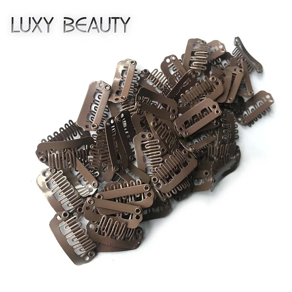 50pcs 2.8cm 3.2 Wig Clips hold wigs For Human Hair Extensions Professional Salon Accessories wig clips hair extensions hair clip