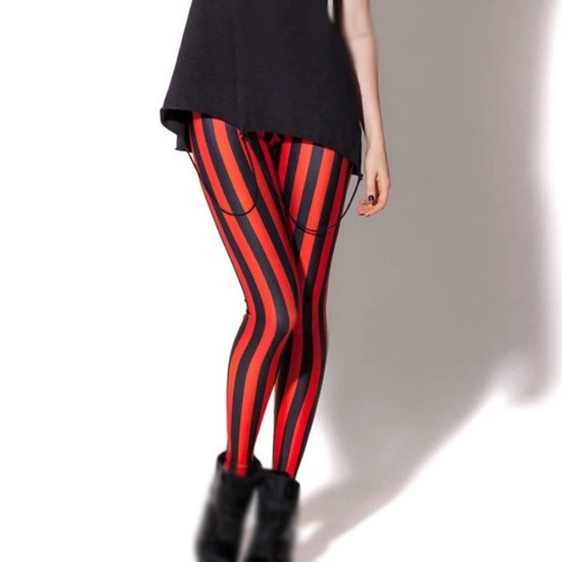 Leggings a righe da donna Leggings Skinny Slim bianco nero rosso rosa giallo a righe primavera estate Running Gym pantaloni elasticizzati pantaloni