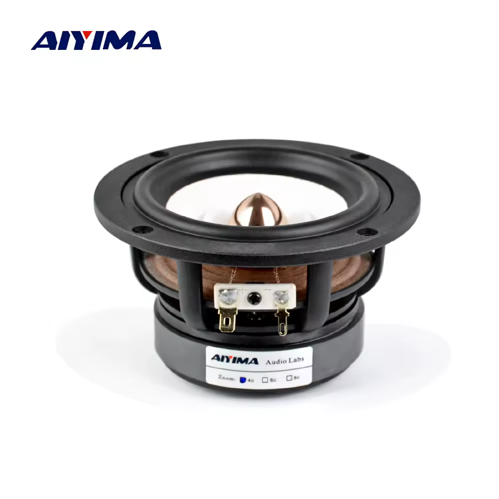AIYIMA Audio 4 Zoll Full Range Lautsprecher 4 8 Ohm 30W Hifi Höhen Mediant Bass Desktop Bücherregal Musik Sound lautsprecher DIY 1PC