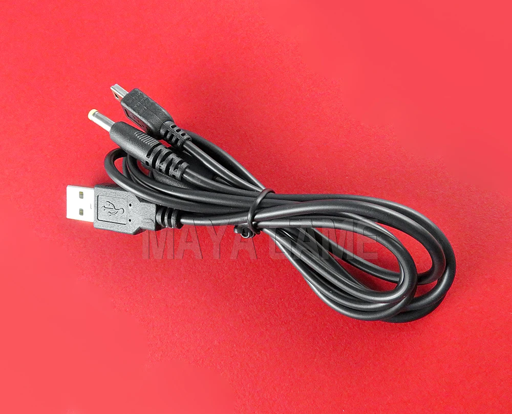 1pc Data Cable Charger Power 2 in 1 USB Data Charge Cable Cord for Sony PSP 1000 2000 3000 Game Console