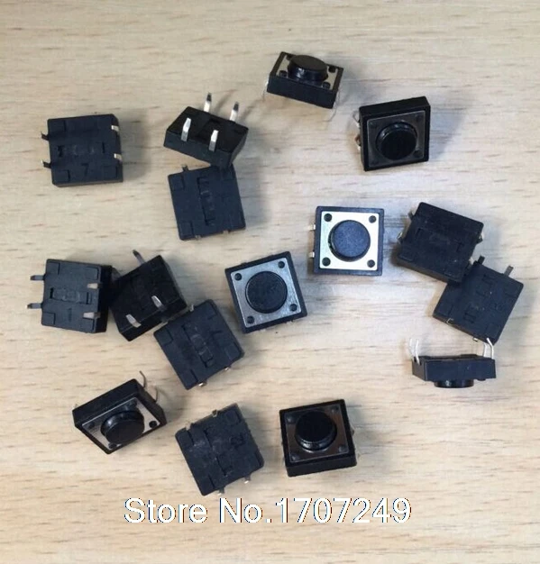 Free shipping 500PCS 12X12X5MM button switch Tactile Tact Push Button Micro Switch Momentary 12*12*5MM good quality