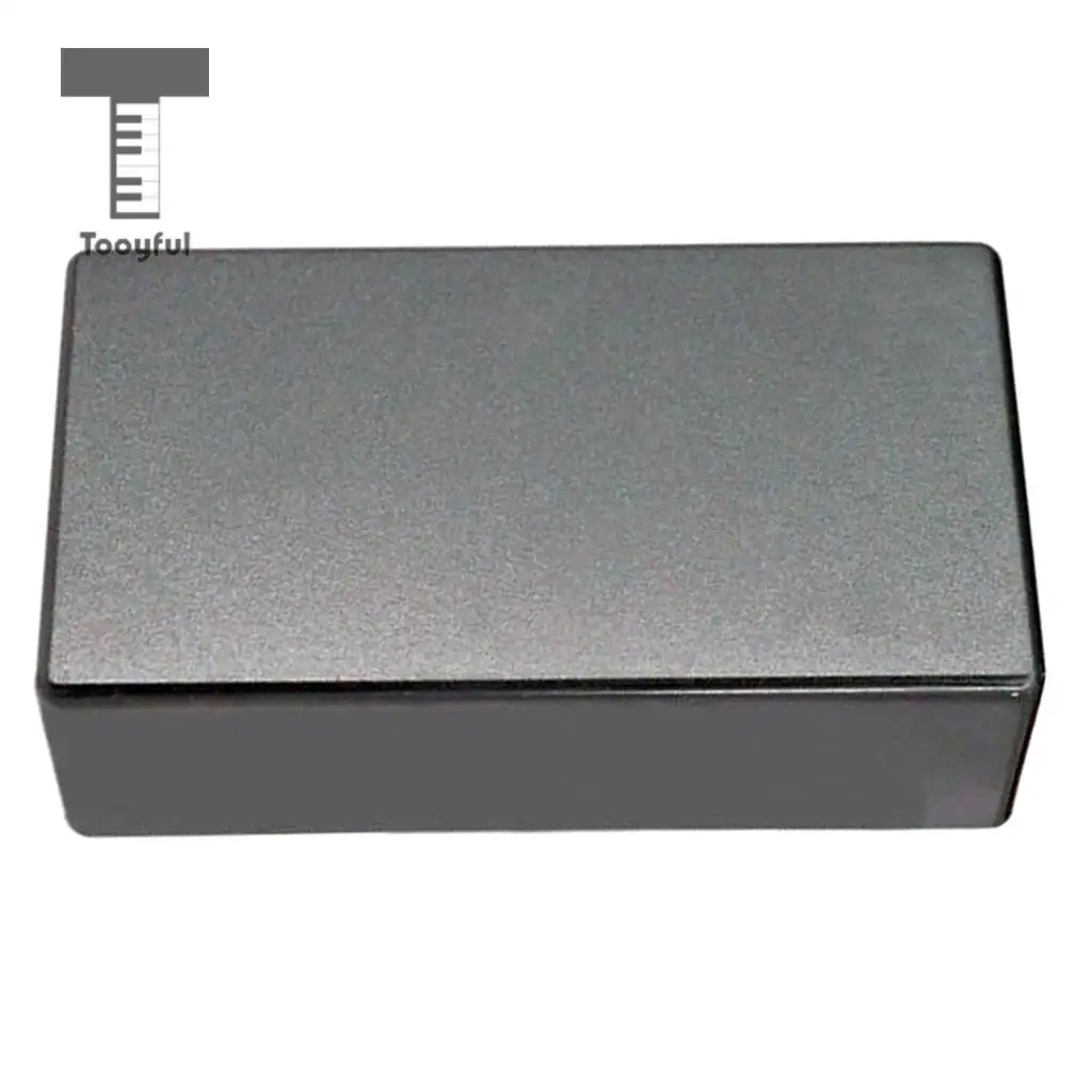 Tooyful 2 Pcs Plastic Sealed Closed Double Coil Guitar Humbucker Pickup Covers No Hole for Electric Guitar Musical Part Decor