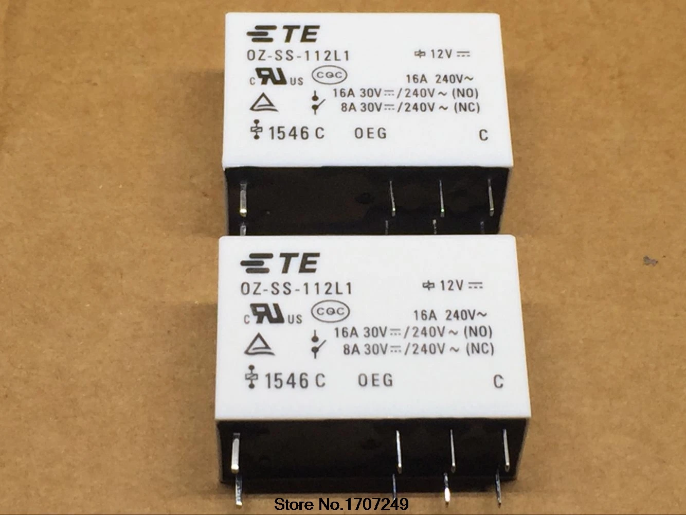 Free Shipping 10pcs/lot 100% new original OEG power relay OZ-SS-112L1 OZ SS 112L 12VDC 12V 16A 8PIN