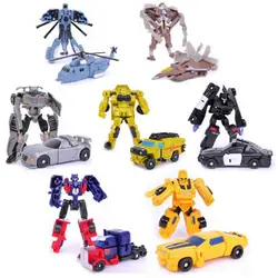 Transformation Robot Car Kit Deformation Robot Action Figures Toy for Boy Vehicle Model Kids Gifts