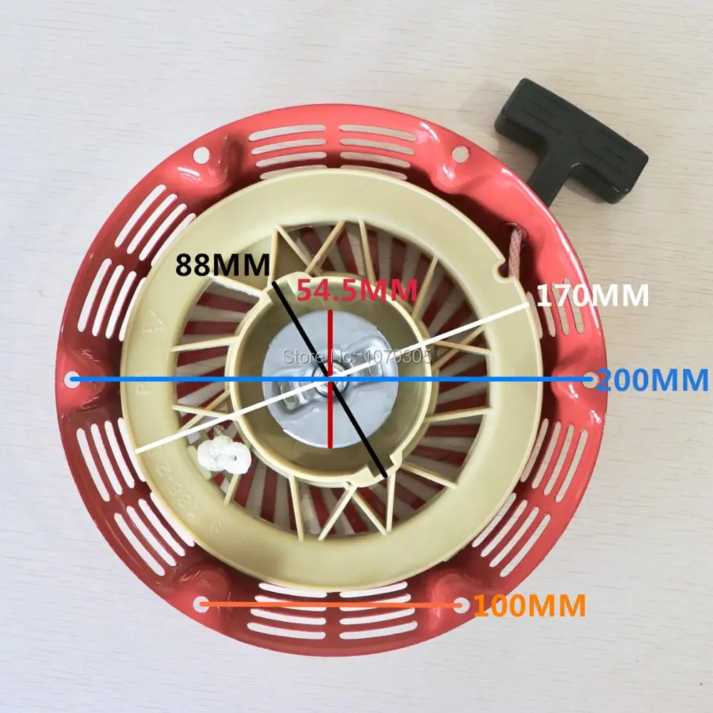 5kw GX390 188F gasoline generator recoil starter