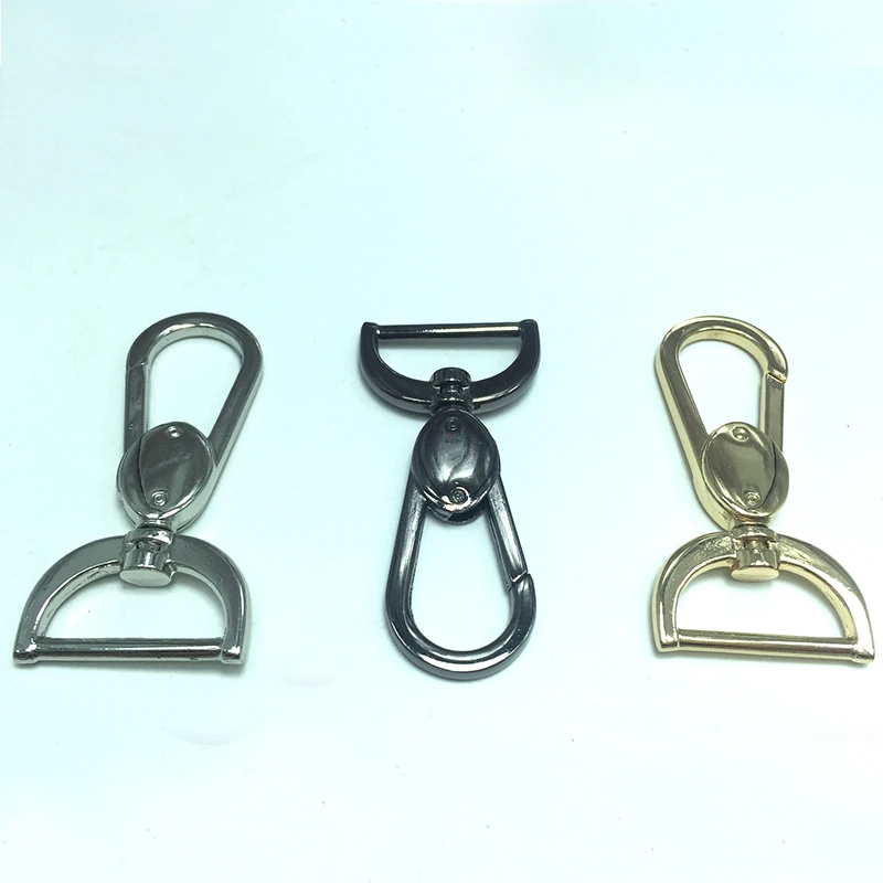 

1 inch Swivel snap hook Bag Metal Buckles Dog Collar Luggage Hanger Lobster Clasps Swivel Trigger Clips Snap Hook DIY Cr