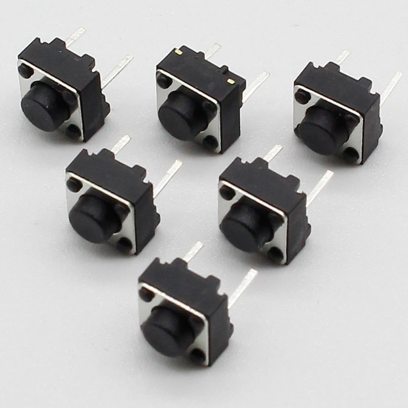 Free shipping 6X6X5mm 2pinTactile Tact Mini Push Button Switch Micro Switch Momentary 100pcs/lot