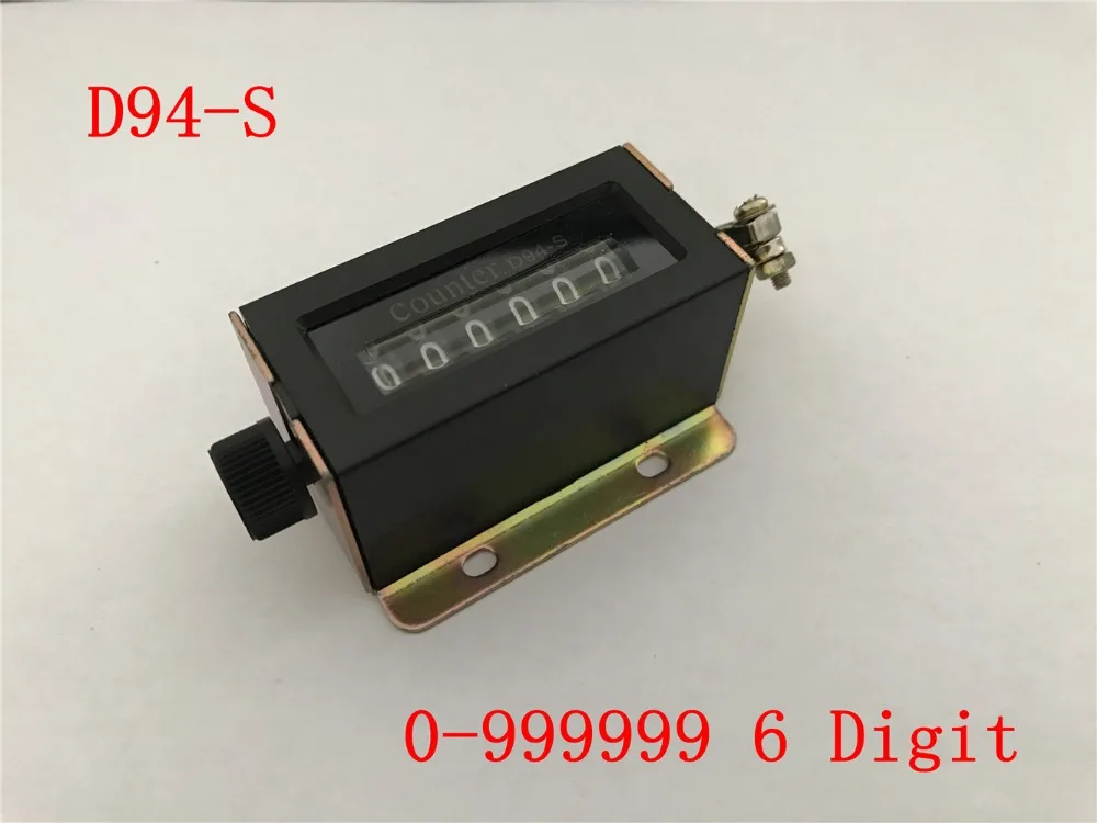 D94-S tipo a macchina 0-999999 6 cifre Resettable meccanico che tira contro presse industriali della perforazione