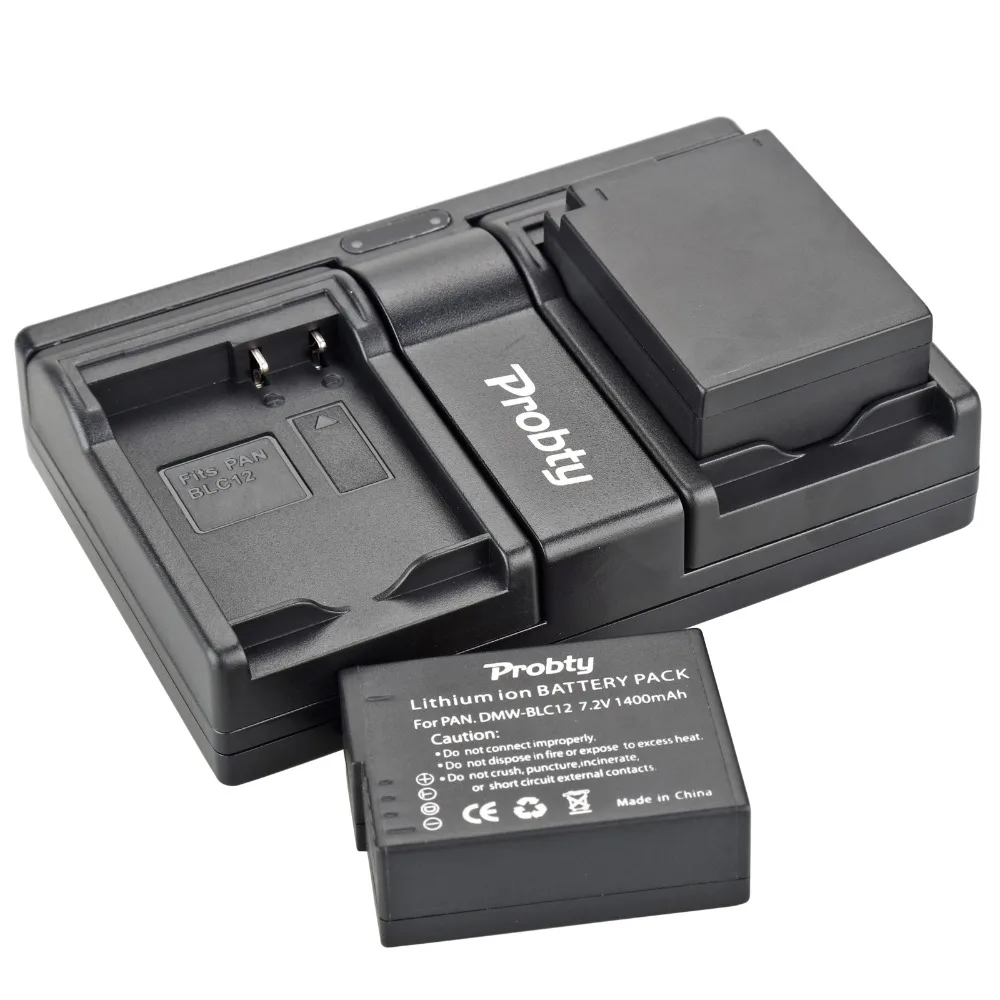 2Pcs DMW-BLC12 DMW BLC12 Battery + USB Dual Charger For Panasonic DMC-FZ1000 DMC-FZ200 DMC-G5 DMC-G6 DMC-G7 DMC-GX8 DMC-G85 GH2