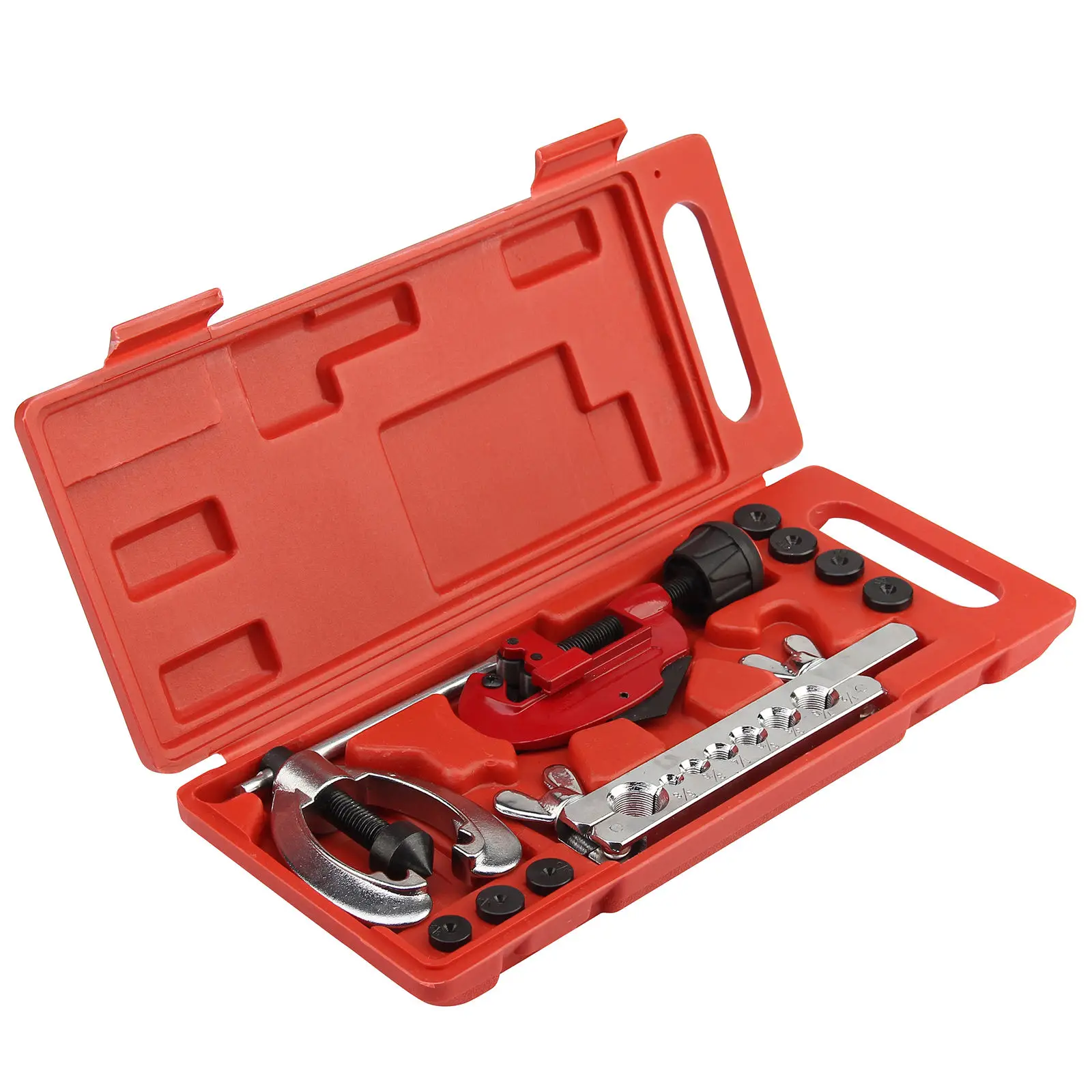 Brake Pipe Repair Tool Set com armazenamento, queima Tool Kit, Tube Cutter, 10 Metric