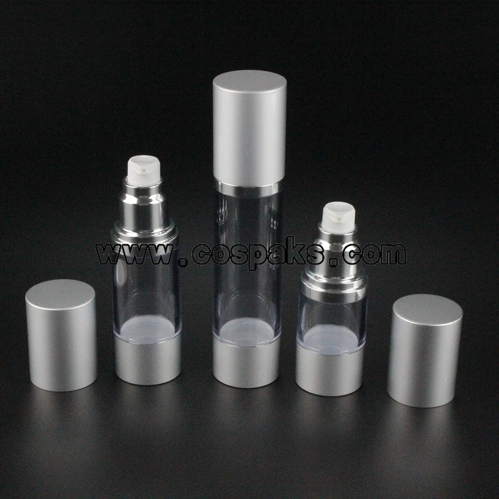 100pcs 50ml aluminium pump bottles , 50ml aluminium cosmetic packaging supplies , 50ml aluminum cosmetic pump bottle for cream