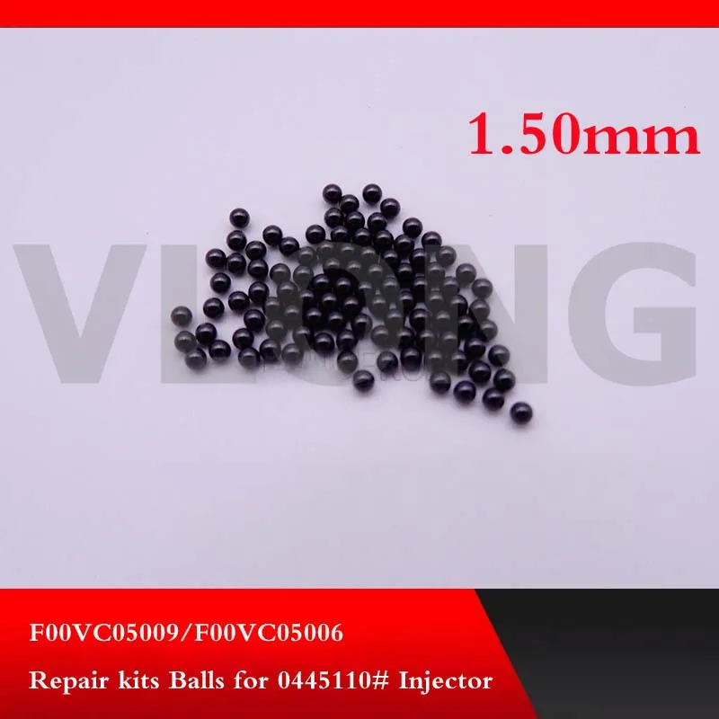 

Common Rail Injector Ceramic Balls F00VC05009 1.5mm F00VC05006 Repair kits Balls for 0445110# Injector Rrpair Kit Ball