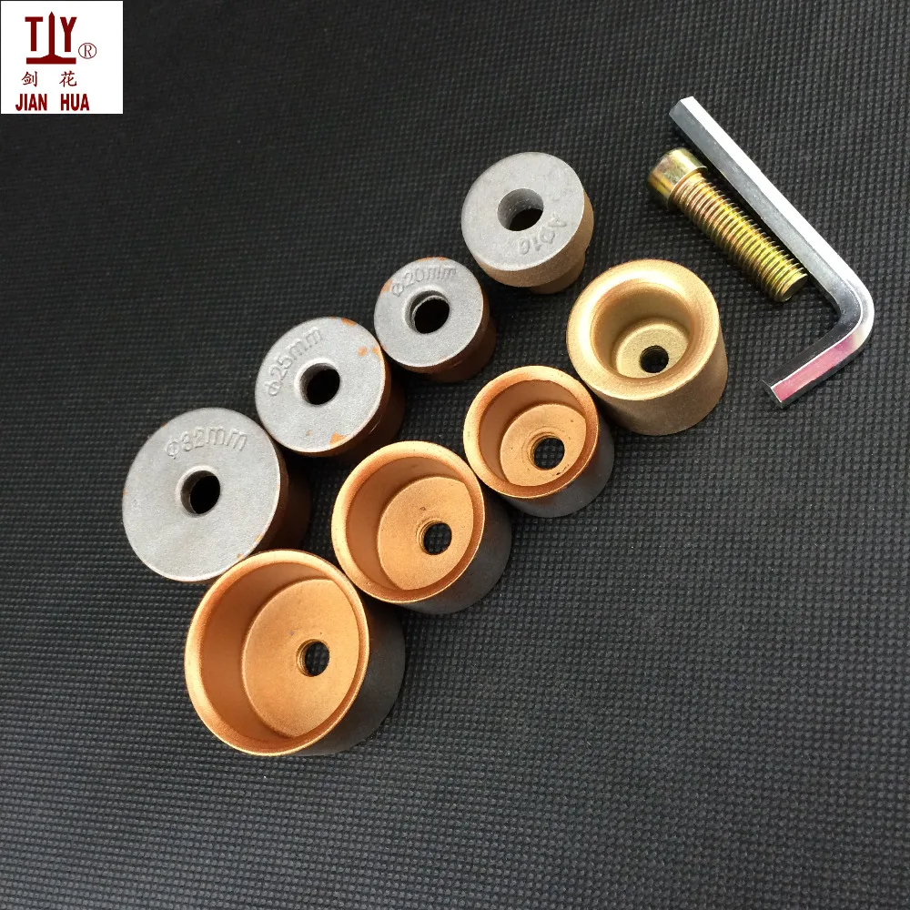 4Pcs 16/20/25/32mm PPR Water Pipe Welding Parts Die Head, Plastic Pipe Welding Parts Pipe Soldering Iron Nozzles