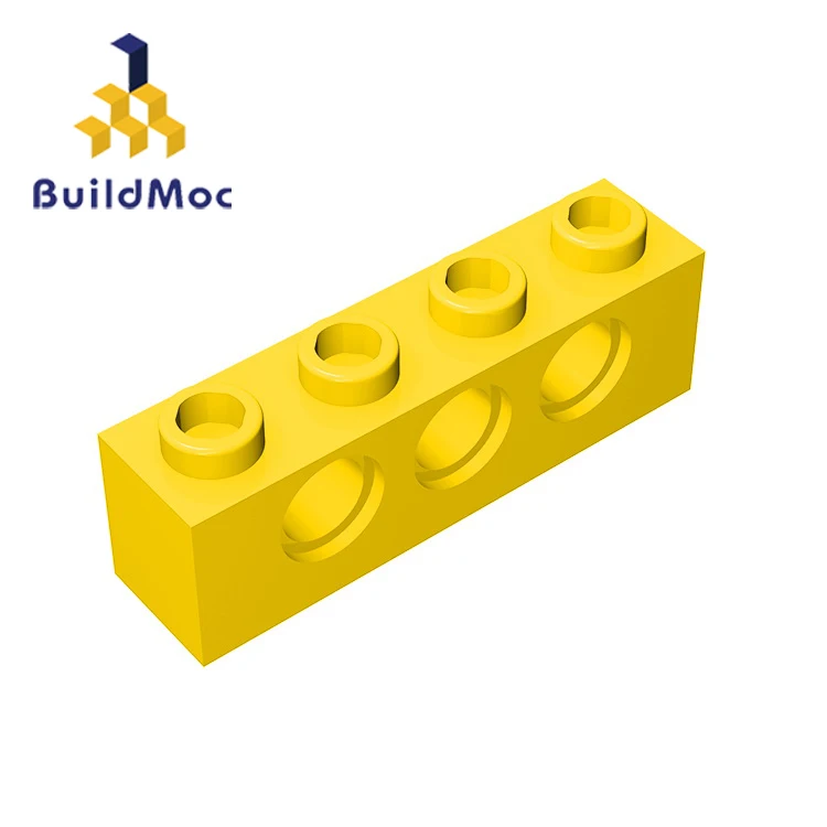 

BuildMOC Compatible Assembles Particles 3701 1x4 For Building Blocks Parts DIY electric Educational Crea