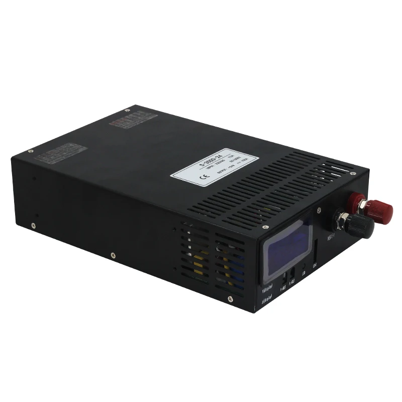 Imagem -03 - Fonte de Alimentação Comutada 012v Saída Ajustável 15v 24v 36v 48v 60v 80v 100v 110v 200v 300v ac para dc Display Led Smps Chux3000w