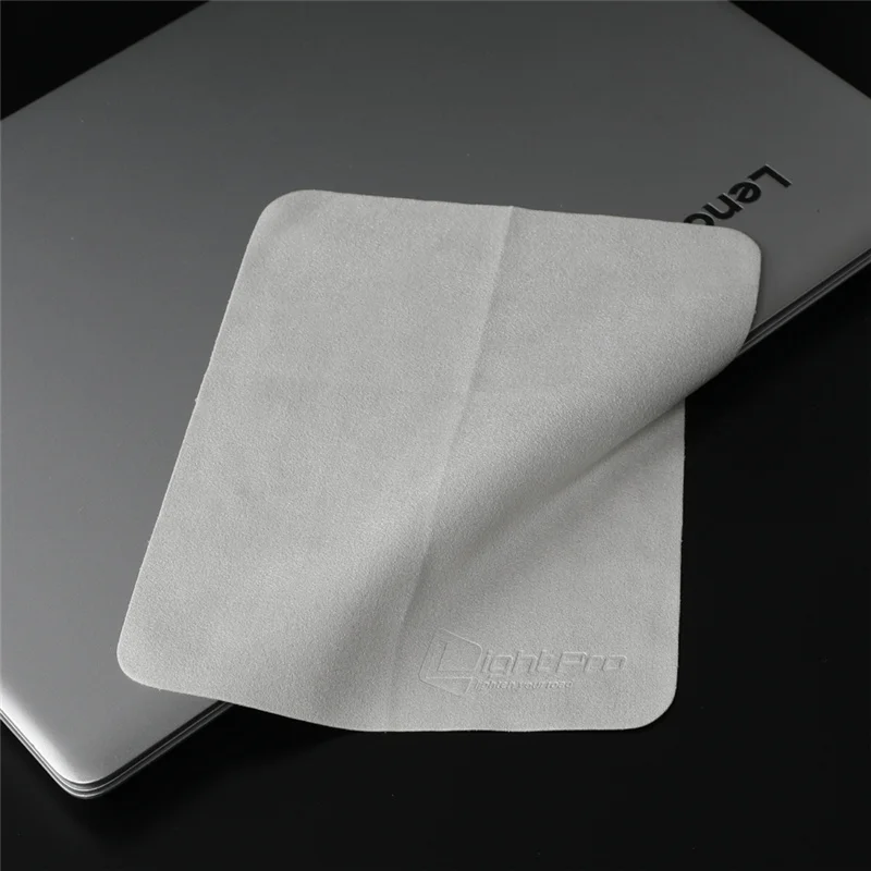 Obiettivo per fotocamera schermo in pelle scamosciata Superfine panno per la pulizia delle lenti in vetro per Canon Nikon filtro UV CPL Sony Tablet pc iPhone