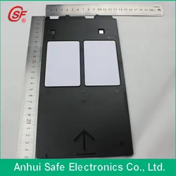 PVC ID Card Tray For Canon G Inkjet Printer Printing Inkjet PVC card 5pcs + free 10pcs Blank Inkjet PVC Cards