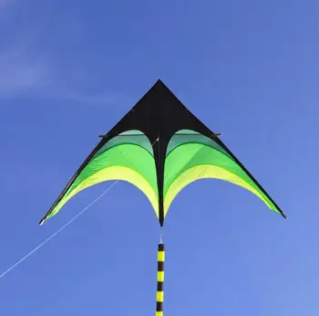 Spedizione gratuita grandi aquiloni delta giocattoli volanti per bambini aquiloni maniglia linea sport all'aria aperta aquiloni nylon aquiloni eolici professionali