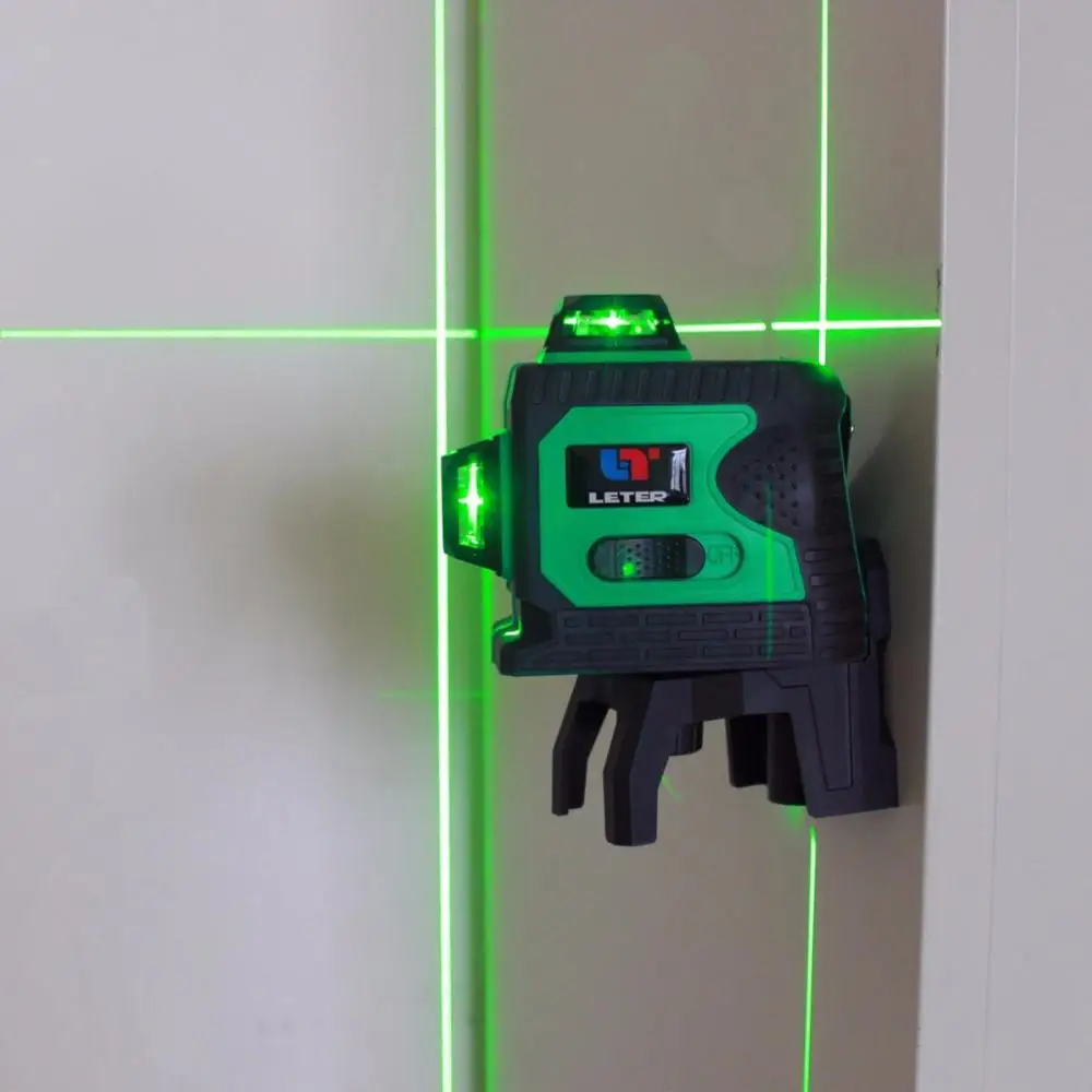 Nieuwe 3d Groene Laser Level 360 Graden 12 Lijnen Horizontale & Verticale Cross