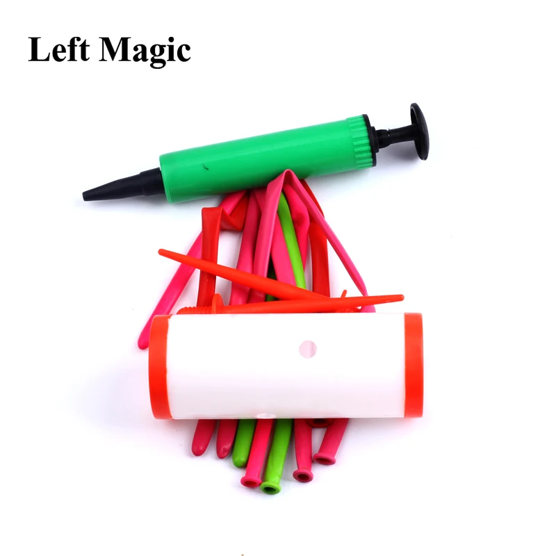 1set Sword Through Balloon close up magic tricks Balloon Recovery magician props Mentalism Illusions accessories  E3087