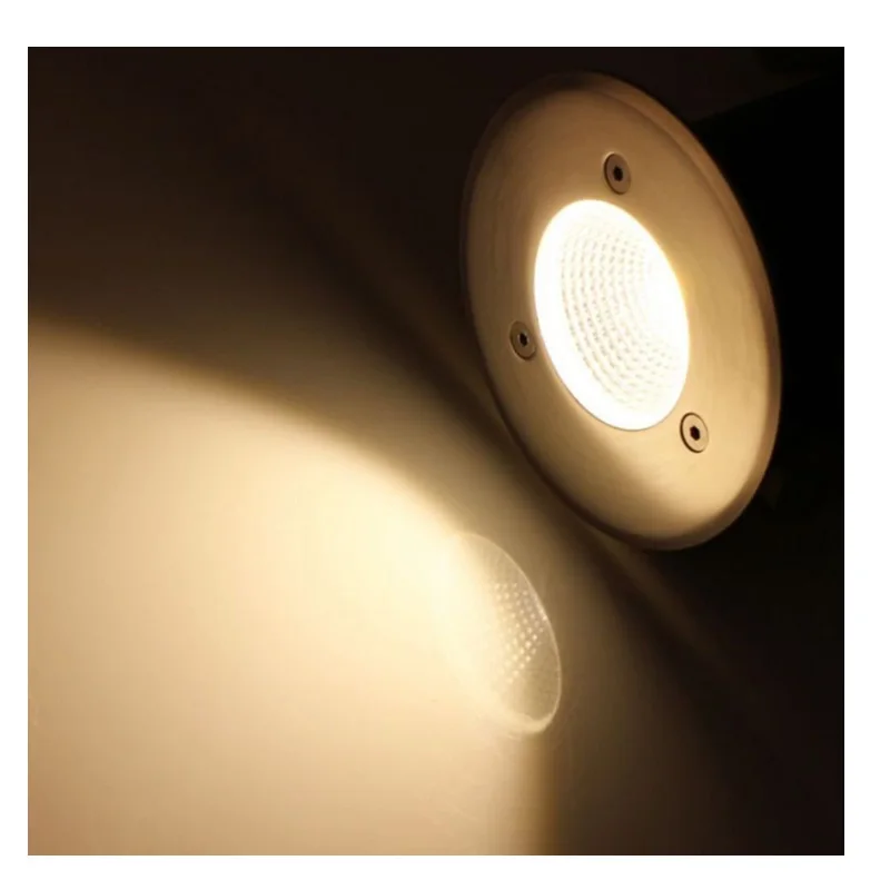 Waterproof IP67 3W 5W 10W 15W LED garden buried AC110v 220v Outdoor Recessed Deck Light Underground Lamp Sidewalk Lighting DC12V